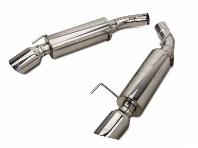 MBRP S7200304 2005 - 2010 Mustang GT / Shelby GT500 Pro Series Stainless Steel Axle-Back Exhaust