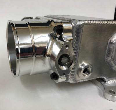 Modular Head Shop - 75mm Elbow / Throttle Body Combo for 2V Edelbrock Victor Jr. - Image 2